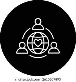 Organization vector icon. Can be used for printing, mobile and web applications.