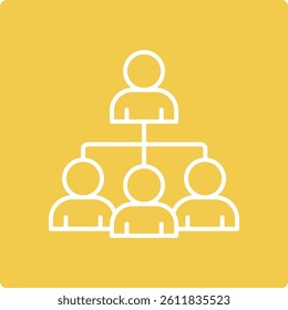 Organization vector icon. Can be used for printing, mobile and web applications.