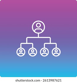 Organization vector icon. Can be used for printing, mobile and web applications.