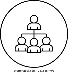 Organization vector icon. Can be used for printing, mobile and web applications.
