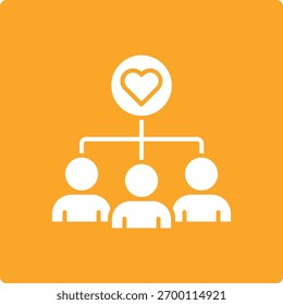 Organization vector icon. Can be used for printing, mobile and web applications.