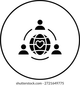 Icono de Vector de Organización. Se puede utilizar para aplicaciones de impresión, móviles y de Web.