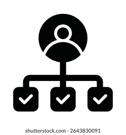 Organización Vector Icono que puede modificar o editar fácilmente
