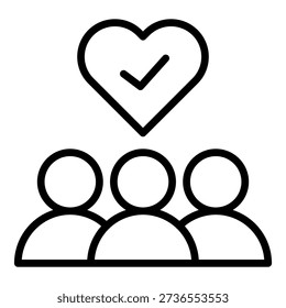 Organizational Belief Icon Element For Design