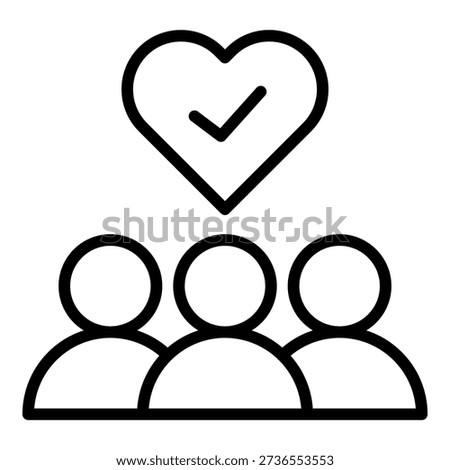 Organizational Belief Icon Element For Design