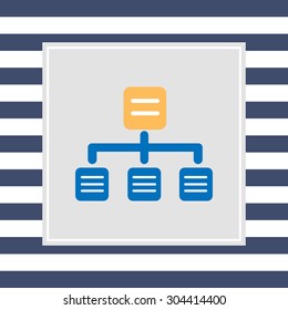 Organizational chart icon