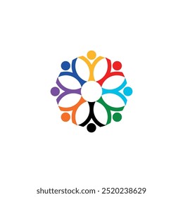 Organizational or community unity logo template