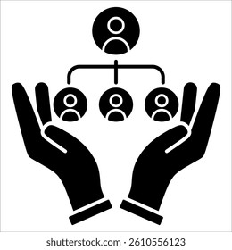 Organizational Simple Icon Vector Illustration Concept