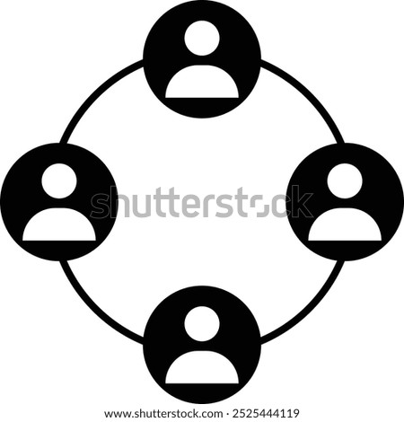 Organizational structure sign. Simple organizational structure. organizational hierarchical scheme. Community icon. organization icon. Organization Chart design