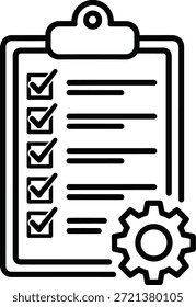 Vector de diseño de silueta de flujo de trabajo organizacional