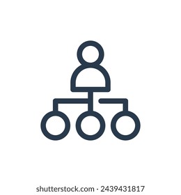 Organize for Collective Action Vector Icon Illustration