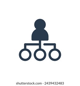 Organizar para la acción colectiva Ilustración de iconos vectoriales