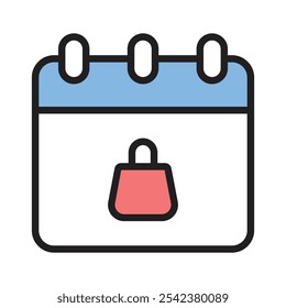 Organice las fechas con este icono de calendario para la gestión del tiempo