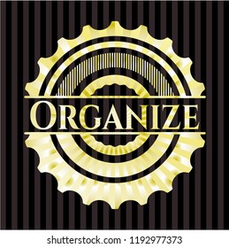 Organize gold emblem
