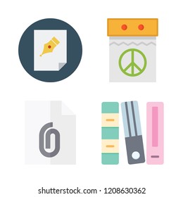 organize icon set. vector set about document, file and calendar icons set.