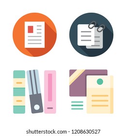 organize icon set. vector set about file, files and documents icons set.