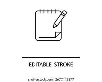 Organize tasks with a simple notepad outline for modern planning and reminders, perfect for back to school and office efficiency.