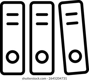 Organized Archives: Illustrating an organized archive of files, each file is an indispensable part of a cohesive collection, carefully arranged.