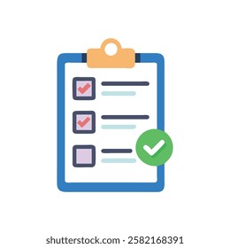 Organized Checklist Icon for Task Management