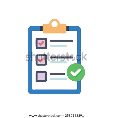 Organized Checklist Icon for Task Management