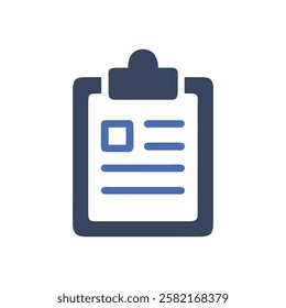 Organized Clipboard Icon for Task Management