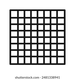 Icono de cuadrícula organizada para Diseño gráfico