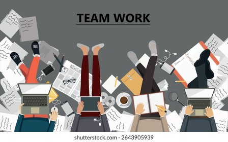 Local de Trabalho Organizado com Colegas Colaborando
