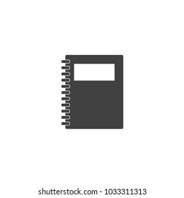 organizer book icon vector