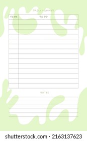 organizer daily weekly monthly planner to do list with delicate minimalist design
