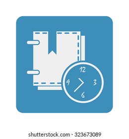 organizer icon on the white background. Vector illustration.