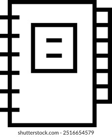 icono del organizador. Diseño de estilo lineal delgado aislado sobre fondo blanco