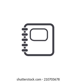 organizer icon , vector illustration