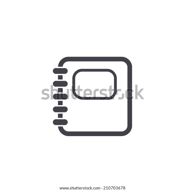 Organizer Icon Vector Illustration 스톡 벡터(로열티 프리) 210703678 Shutterstock