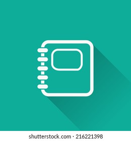 organizer icon , vector illustration , flat design
