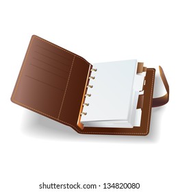 An organizer on a white background. Vector illustration