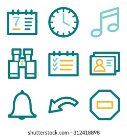 Organizer web icons