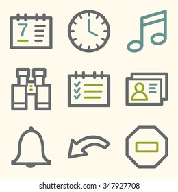 Organizer web icons