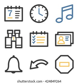 Organizer web icons