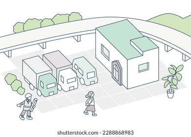 Organizing Car Shipping for Goods Transport. 