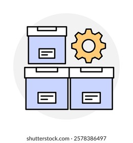 Organizing Services – Storage Bins Representing Tidy Spaces