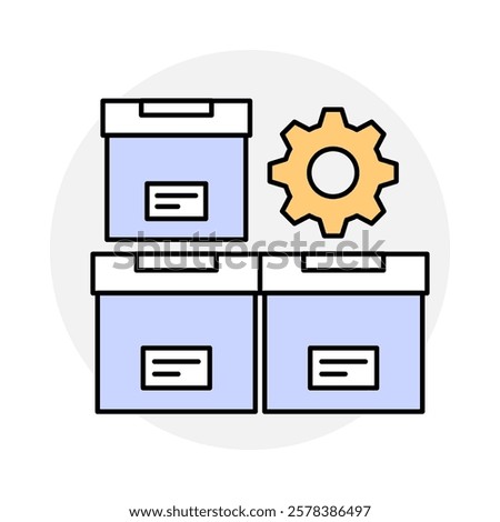 Organizing Services – Storage Bins Representing Tidy Spaces