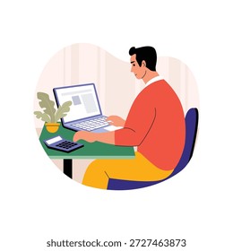 Organização da ilustração vetorial de Tarefas. Arquivo EPS 