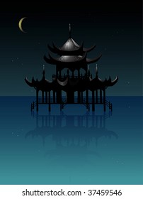 Orient house illustration
