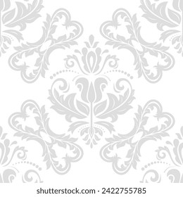 Orient vector classic light pattern. Seamless abstract background with vintage elements. Orient pattern. Ornament for wallpaper