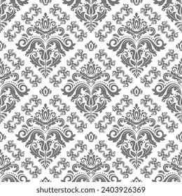 Orient vector classic pattern. Seamless abstract background with vintage elements. Orient pattern. Ornament for wallpaper