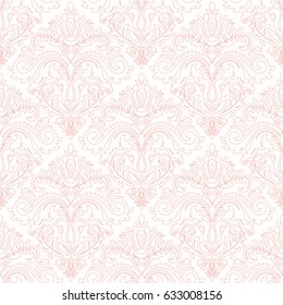 Orient vector classic pattern. Seamless abstract background with repeating elements. Orient background