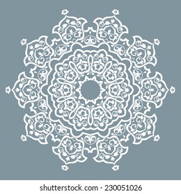 Orient vector ornamental round lace 