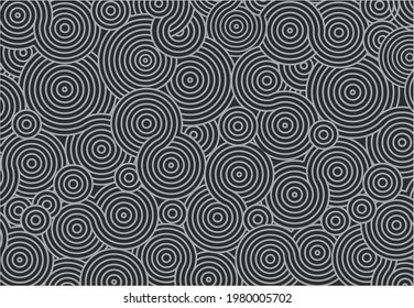 oriental abstract background of circles
