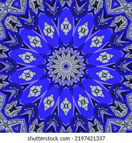 Oriental abstract geometrical stone ornament pattern background design