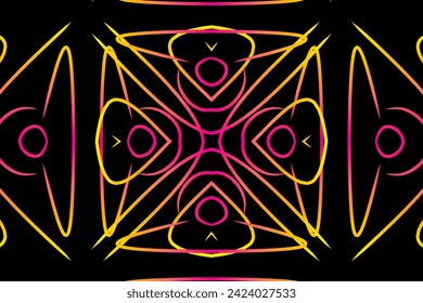 Oriental abstract line art background for wallpaper or commercial ads presentation 